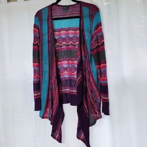 *sold* Draped open front knit cardigan from Dots